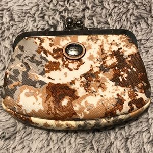 Coach Floral Coin/Change Purse